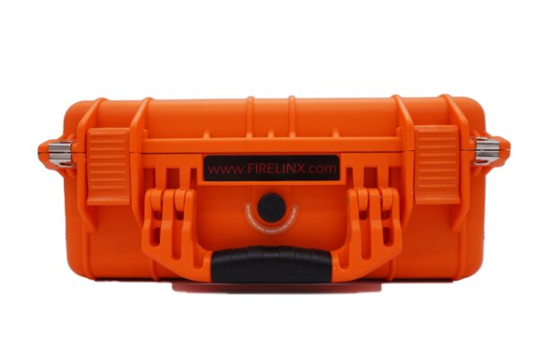 Firelinx Firing System - Protective Orange Case - Front of Case